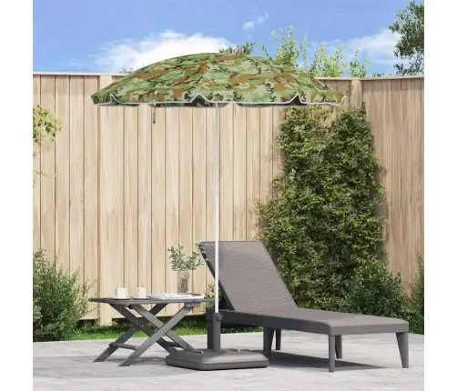 Rand Päikevarju Roheline 206 X 206 X 212 Cm Polüester Ja Metall