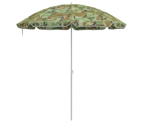 Rand Päikevarju Roheline 206 X 206 X 212 Cm Polüester Ja Metall