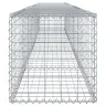 Gabiono Krepšys Su Dangčiu, 500X50X50cm Galvanizuota Geležis