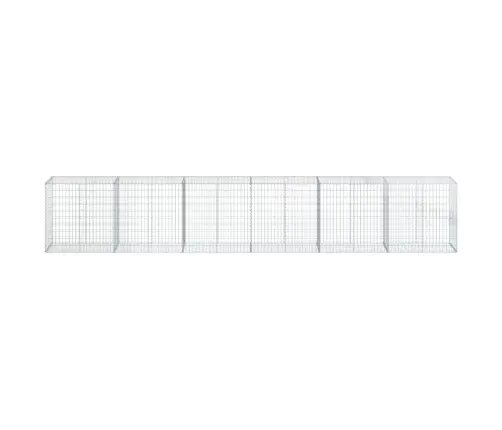 Kaanega Gabioonkorv, 600 X 50 X 100 cm Tsingitud Raud