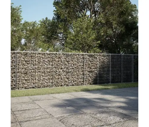 Gabiono Krepšys Su Dangčiu, 1100X50X100cm Galvanizuota Geležis