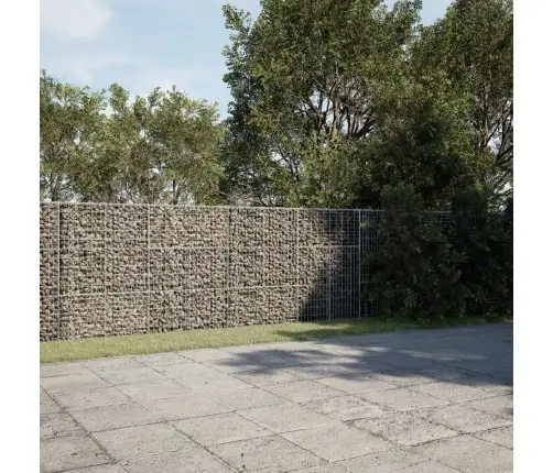 Gabiona Grozs Ar Vāku, 800X50X150 Cm, Cinkota Dzelzs Vidaxl