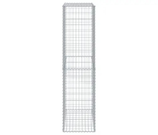 Gabiono Krepšys Su Dangčiu, 100X50X200cm Galvanizuota Geležis