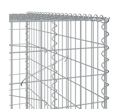 Kaanega Gabioonkorv, 750 X 100 X 200 cm Tsingitud Raud Kaanega Gabioonkorv, 750 X 100 X 200 cm Tsingitud Raud