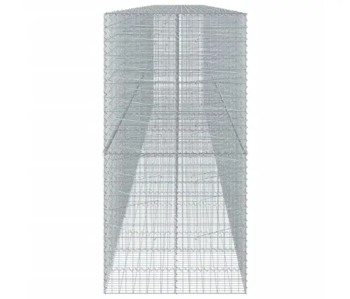 Gabiona Grozs Ar Vāku, 1050X100X200 Cm, Cinkota Dzelzs Vidaxl