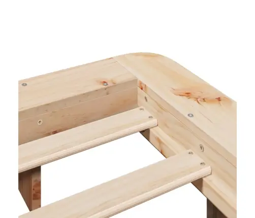 Gulta Bez Matrača, 120X200 Cm, Priedes Masīvkoks Vidaxl