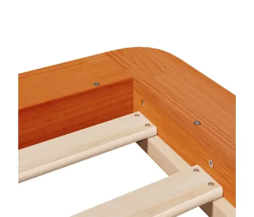 Lovos Rėmas Be Čiužinio, Vaško Ruda, 90X190cm Pušis