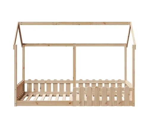 Vaikiškos Lovos Rėmas, 80X200cm Pušies Medienos Masyvas