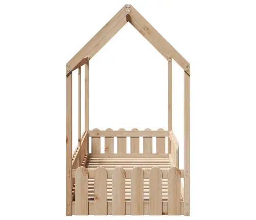 Vaikiškos Lovos Rėmas, 80X200cm Pušies Medienos Masyvas