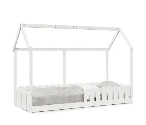 Laste Majavoodi Raam, Valge, 80 X 200 cm Männipuit