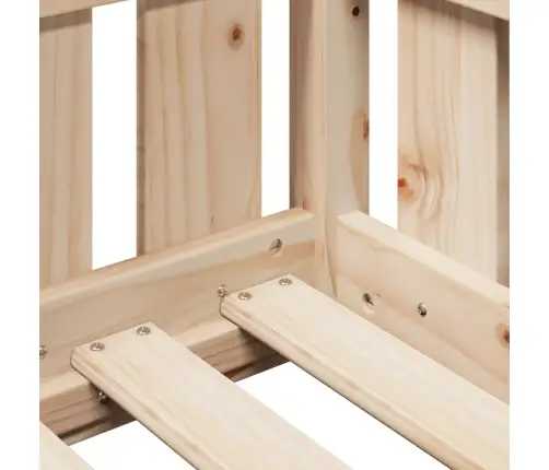Bērnu Gultas Rāmis, 90X190 Cm, Priedes Masīvkoks Vidaxl