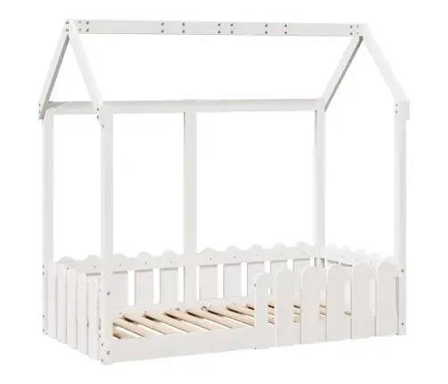 Laste Majavoodi Raam, Valge, 70 X 140 cm Männipuit