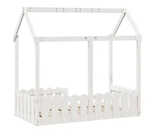 Laste Majavoodi Raam, Valge, 70 X 140 cm Männipuit