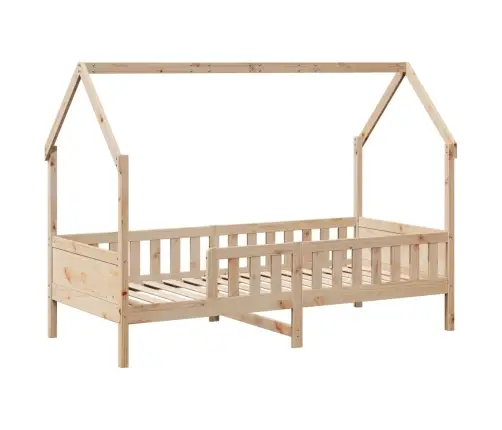 Bērnu Gultas Rāmis, 80X200 Cm, Priedes Masīvkoks Vidaxl
