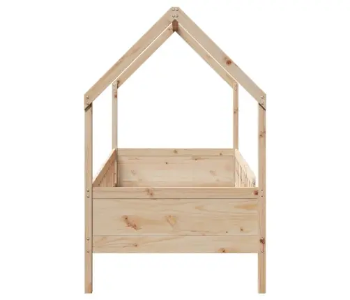 Bērnu Gultas Rāmis, 80X200 Cm, Priedes Masīvkoks Vidaxl