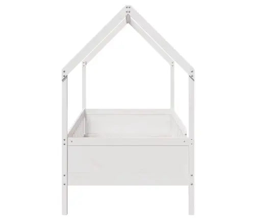 Bērnu Gultas Rāmis, Balts, 90X190 Cm, Priedes Masīvkoks Vidaxl