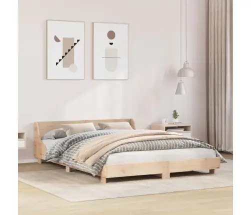 Voodiraam Ilma Madratsita, 120 X 190 cm Männipuit