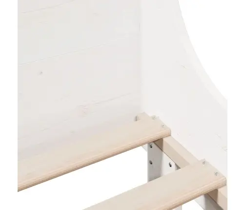 Voodiraam Ilma Madratsita, Valge, 75 X 190 cm Männipuit