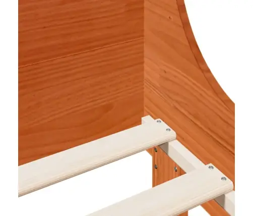 Lovos Rėmas Su Be Čiužinio, Ruda, 75X190cm Pušies Masyvas