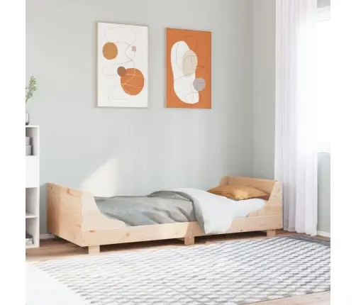 Gulta Bez Matrača, 90X200 Cm, Priedes Masīvkoks Vidaxl