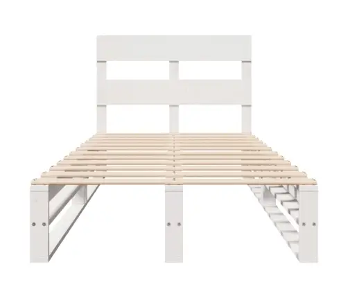 Voodiraam Ilma Madratsita, Valge, 90 X 200 cm Männipuit