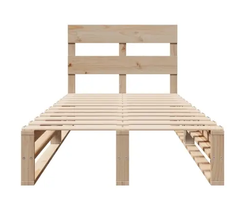 Gulta Bez Matrača, 100X200 Cm, Priedes Masīvkoks Vidaxl