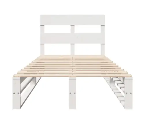 Lovos Rėmas Be Čiužinio, Baltas, 100X200cm Pušies Masyvas