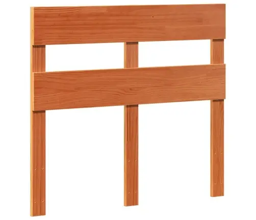 Gulta Bez Matrača, Vaska Brūnas, 90X190 Cm, Priedes Masīvkoks Vidaxl