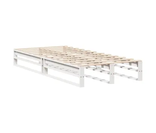 Gulta Bez Matrača, Balts, 90X190 Cm, Priedes Masīvkoks Vidaxl