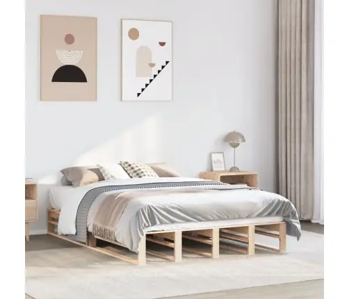 Gulta Bez Matrača, 140X200 Cm, Priedes Masīvkoks Vidaxl