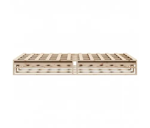 Gulta Bez Matrača, 160X200 Cm, Priedes Masīvkoks Vidaxl