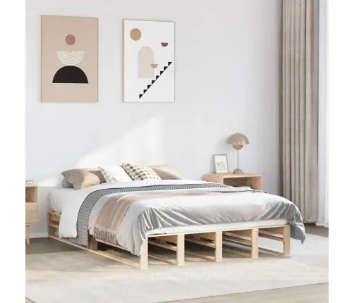 Gulta Bez Matrača, 120X190 Cm, Priedes Masīvkoks Vidaxl