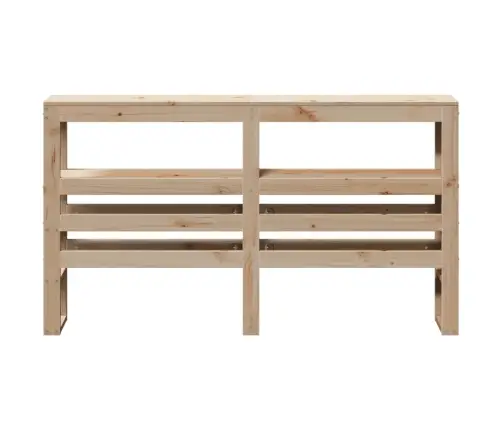 Galvgalis Ar Plauktiem, 120 Cm, Priedes Masīvkoks Vidaxl