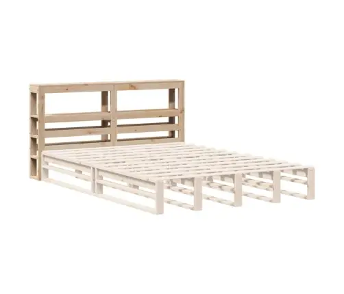 Galvgalis Ar Plauktiem, 120 Cm, Priedes Masīvkoks Vidaxl