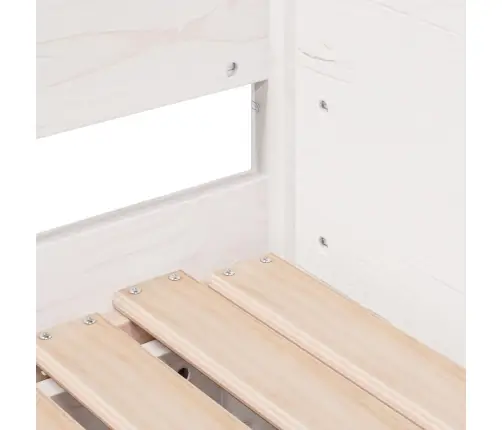 Izvelkams Dīvāns, Balts, 90X190 Cm, Priedes Masīvkoks Vidaxl