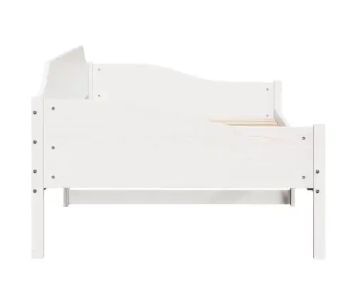 Lovos Rėmas Be Čiužinio, Baltas, 90X200cm Pušies Masyvas