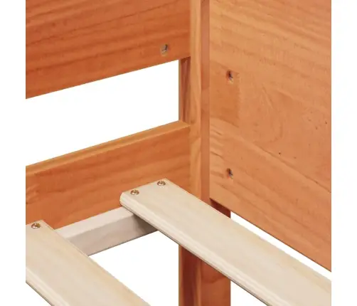 Lovos Rėmas Be Čiužinio, Vaško Ruda, 90X200cm Pušies Masyvas