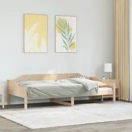 Gulta Bez Matrača, 90X190 Cm, Priedes Masīvkoks Vidaxl