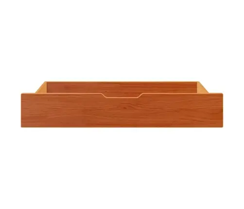 Gultas Atvilktnes, 2 Gab., Brūnas, 90X55X17 Cm, Priedes Koks Vidaxl