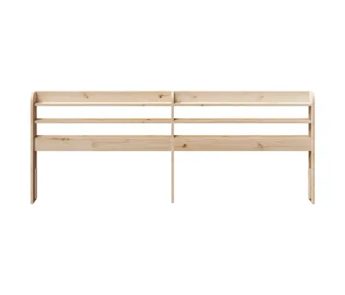 Riiulitega Voodipeats, 200 cm Männipuit