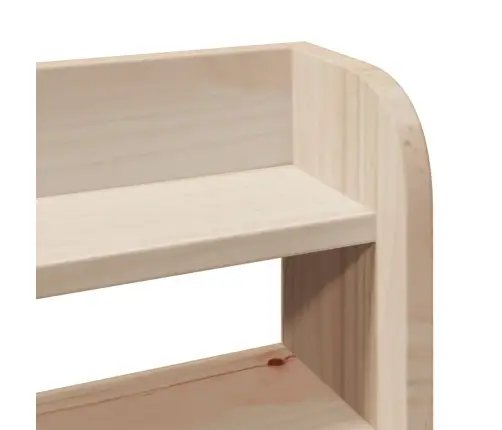 Galvgalis Ar Plauktiem, 150 Cm, Priedes Masīvkoks Vidaxl