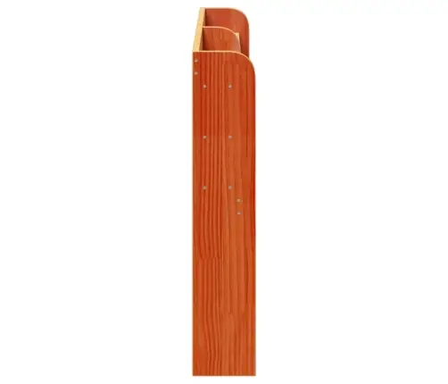 Galvgalis Ar Plauktiem, Vaska Brūns, 150 Cm, Priedes Masīvkoks Vidaxl Galvgalis Ar Plauktiem, Vaska Brūns, 150 Cm, Priedes Masīvkoks Vidaxl