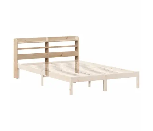 Galvgalis Ar Plauktiem, 140 Cm, Priedes Masīvkoks Vidaxl