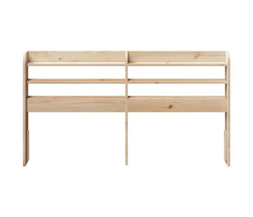 Galvgalis Ar Plauktiem, 135 Cm, Priedes Masīvkoks Vidaxl