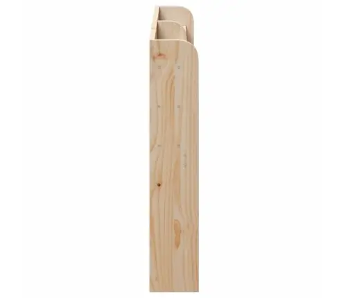 Galvgalis Ar Plauktiem, 135 Cm, Priedes Masīvkoks Vidaxl