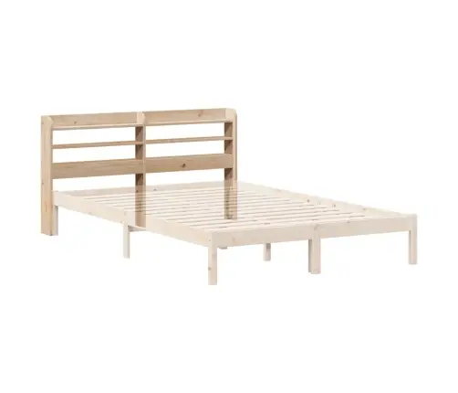 Galvgalis Ar Plauktiem, 135 Cm, Priedes Masīvkoks Vidaxl