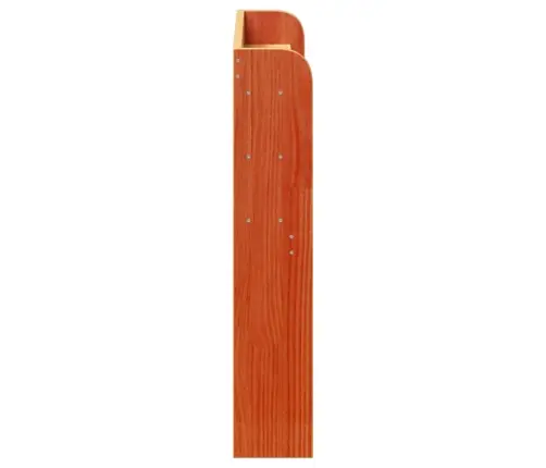 Galvgalis Ar Plauktiem, Vaska Brūns, 100 Cm, Priedes Masīvkoks Vidaxl