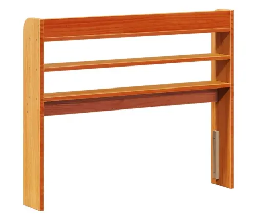 Galvgalis Ar Plauktiem, Vaska Brūns, 100 Cm, Priedes Masīvkoks Vidaxl
