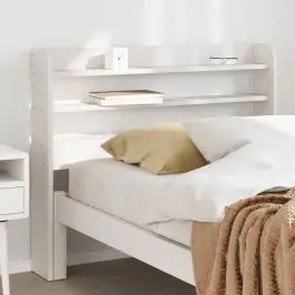 Galvgalis Ar Plauktiem, Balts, 75 Cm, Priedes Masīvkoks Vidaxl