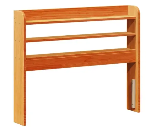 Galvgalis Ar Plauktiem, Vaska Brūns, 75 Cm, Priedes Masīvkoks Vidaxl